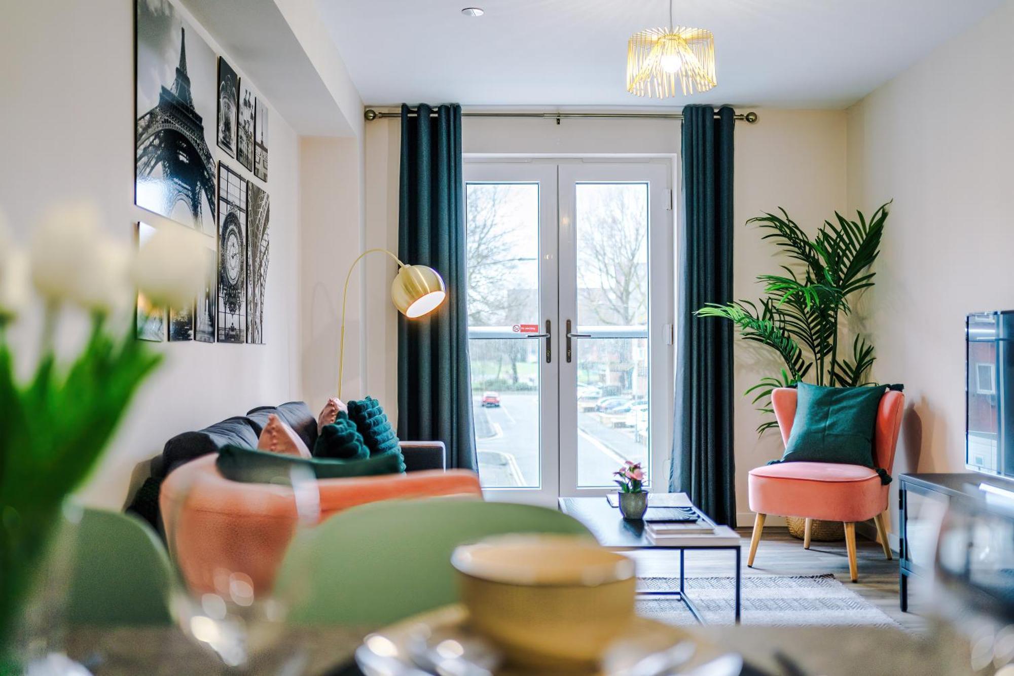 Deluxe New Build 2 Bedroom 2 Bathroom Apartment - Free Secure Parking Manchester Dış mekan fotoğraf
